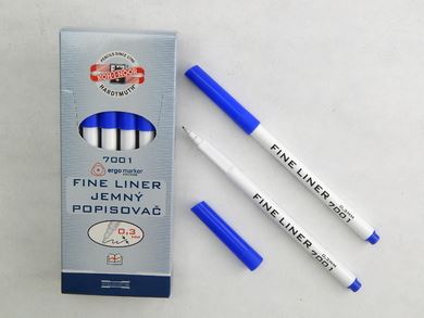 Koh-I-Noor popisovač modrý 7001 tenký