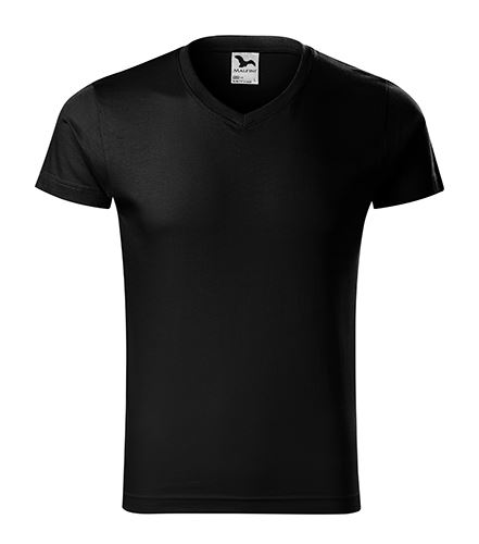 MALFINI Tričko pánské Slim Fit V-neck