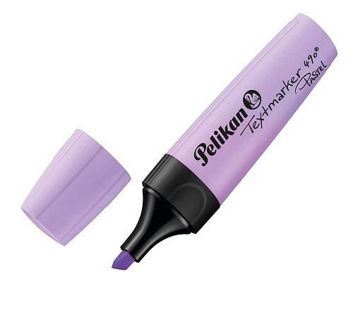 Pelikan Textmarker 490 zvýrazňovač pastelový levandulový