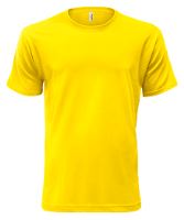 Triko Classic unisex krátký rukáv žluté (4)