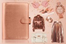 Filofax Saffiano A5 Rose Gold diář (2)