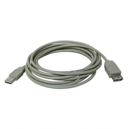 Kabel USB 2.0 A-A prodlužovací 1,8m