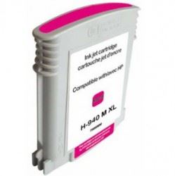 HP C4908AE 940XL Magenta kompatibilní náplň červená