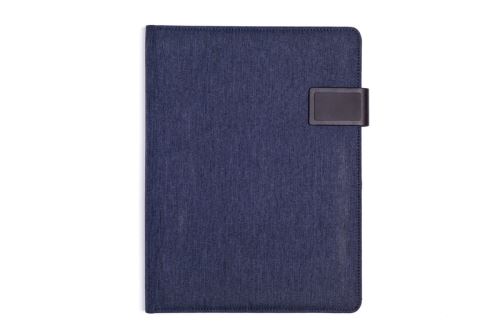 STREPIA A4 - modrá portfolio textil