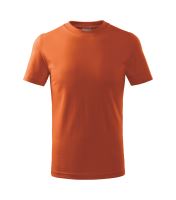 Triko Basic dětské krátký rukáv oranžové  (4)