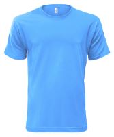 Triko Classic unisex krátký rukáv azurově modré (7)