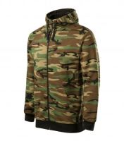 MALFINI Mikina pánská Camo Zipper (2)
