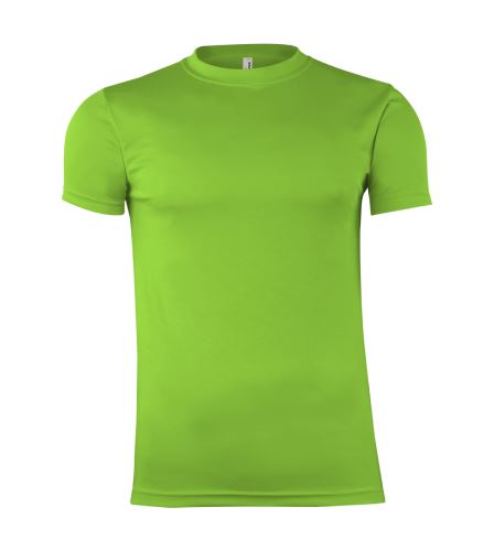 Unisex funkční triko Montana sportovní limetkově zelené