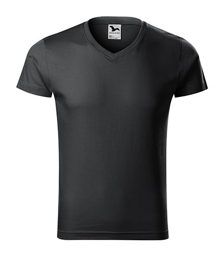 MALFINI Tričko pánské Slim Fit V-neck