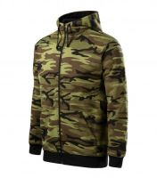 MALFINI Mikina pánská Camo Zipper (2)