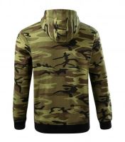 MALFINI Mikina pánská Camo Zipper (1)