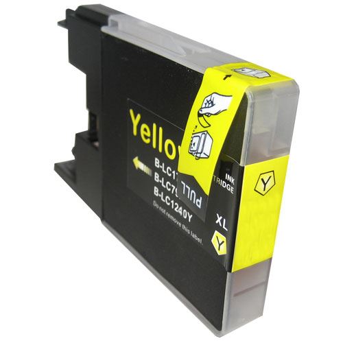 Brother LC-1240 LC-1280 Yellow kompatibilní náplň žlutá