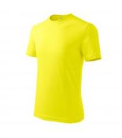 Triko Basic dětské krátký rukáv citronová (3)