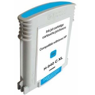 HP C4907AE 940XL Cyan kompatibilní náplň modrá