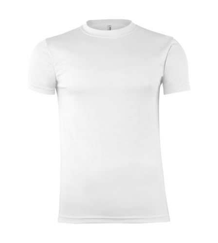 Unisex funkční triko Montana sportovní bílé