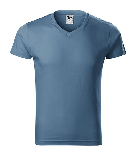 MALFINI Tričko pánské Slim Fit V-neck
