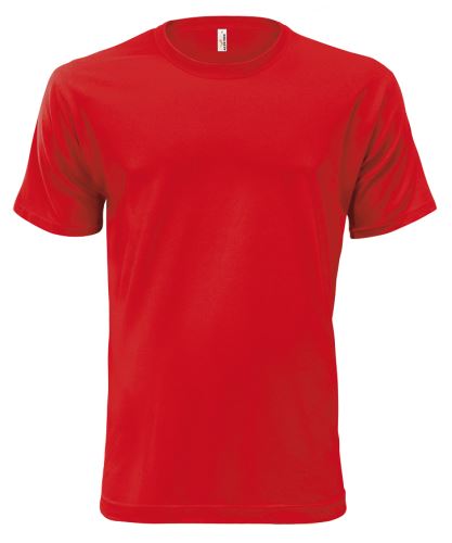 Triko Classic unisex krátký rukáv koka červené
