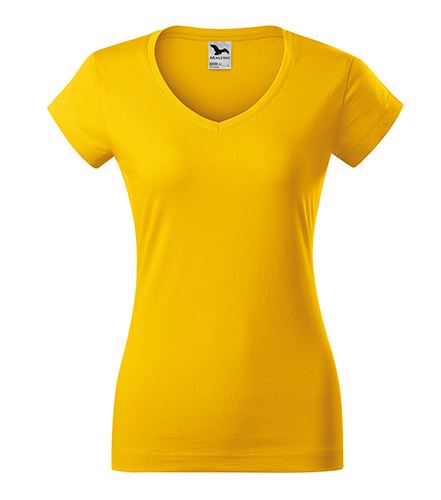 MALFINI Tričko dámské Fit V-neck