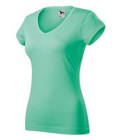MALFINI Tričko dámské Fit V-neck (2)