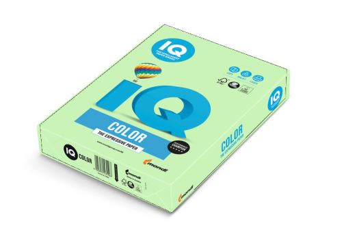 Papír IQ Color A3 160g MG28 pastelová středně zelená 250listů
