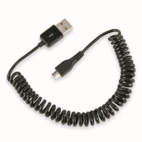 Kabel USB 2.0 kroucený černý