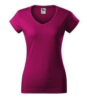 MALFINI Tričko dámské Fit V-neck