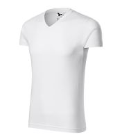 MALFINI Tričko pánské Slim Fit V-neck (2)
