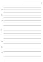 Filofax papír linkovaný bílý A5