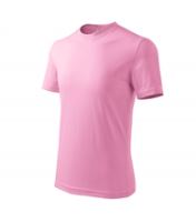 Triko Basic dětské krátký rukáv růžová  (3)