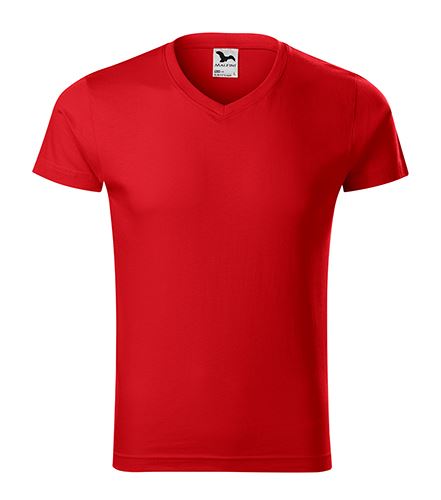 MALFINI Tričko pánské Slim Fit V-neck