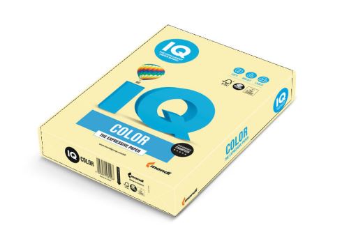 Papír IQ Color A3 160g YE23 pastelová světle žlutá 250listů