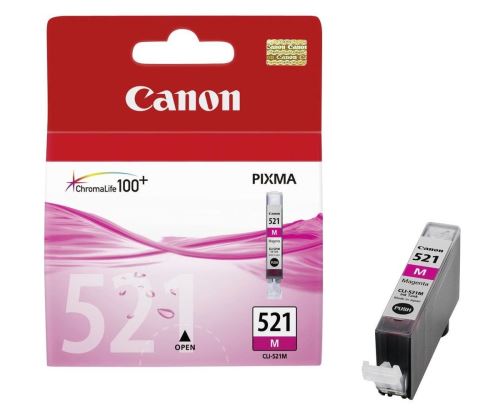 Canon CLI-521M Magenta originální inkoust červený