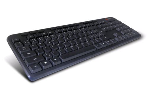C-Tech KB-102 klávesnice USB slim multimediální černá CZ
