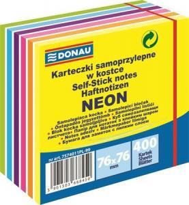Donau samolepící bloček 76x76mm barevný