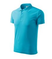 Polokošile unisex Pique Polo tyrkysová  (4)
