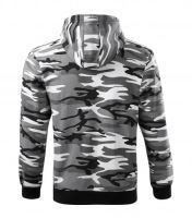 MALFINI Mikina pánská Camo Zipper (1)