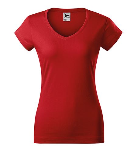 MALFINI Tričko dámské Fit V-neck