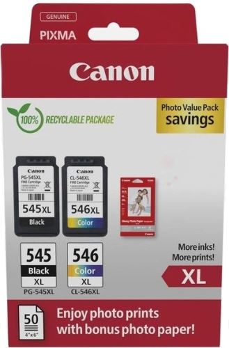 Canon PG-545 XL/CL-546 XL + 50x GP-501