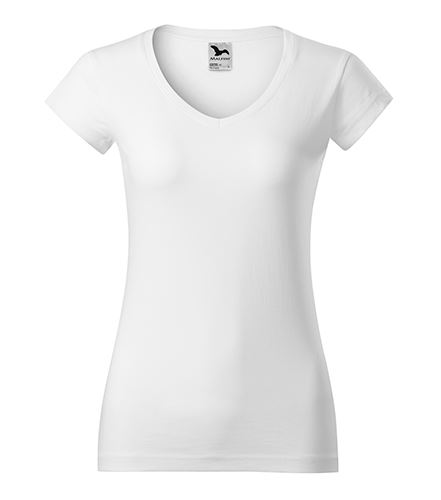 MALFINI Tričko dámské Fit V-neck
