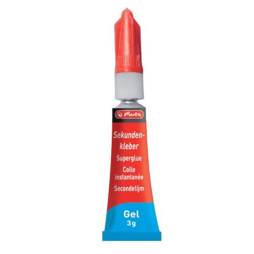 Herlitz vteřinové lepidlo gel 3g