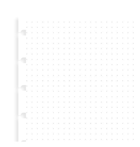 Notebook náplň A5 papíry tečkované