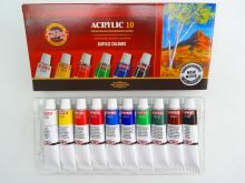 Koh-i-noor sada akrylových barev 10x16ml Koh-i-noor sada akrylových barev 10x16ml