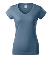 MALFINI Tričko dámské Fit V-neck