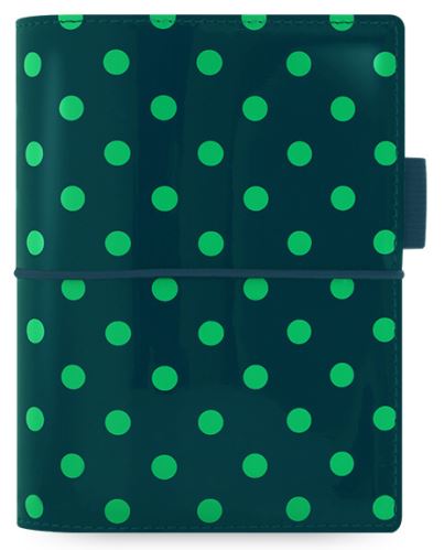 Diář Filofax Domino patent A7 tmavě zelený