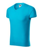 MALFINI Tričko pánské Slim Fit V-neck (2)