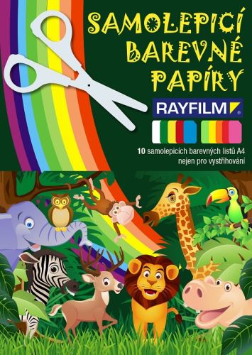 Rayfilm barevný pack 10 listů barevných samolepících papírů DOPRODÁNO