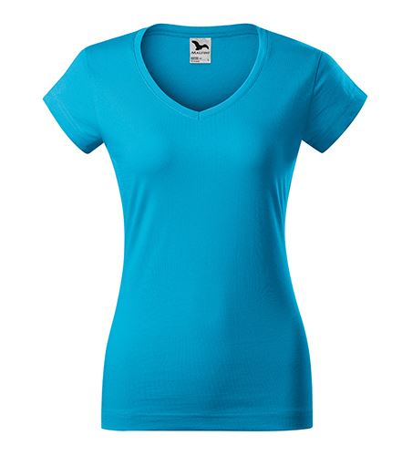 MALFINI Tričko dámské Fit V-neck