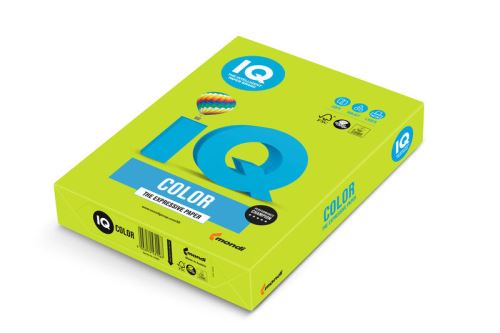 Papír IQ Color A4 80g LG46 intenzivní olivově zelená 500listů