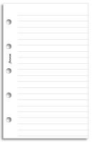 Filofax papír linkovaný bílý Mini