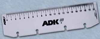 Náplň do diáře ADK formát A6 pravítko